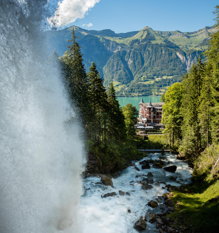 cachoeira na Suíça